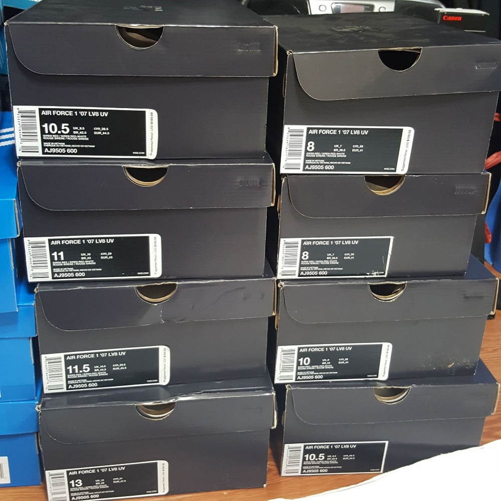 Nike Air Force 1 LV8 UV Low Siren Red Pink AJ9505 - Picture 8 of 8